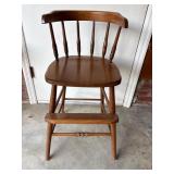 Wooden Spindle-Back Chair, 23-Inch Seat Height, 31