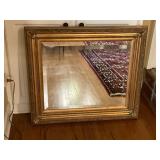 Gold-Framed Wall Mirror, 31ï¿½27 Inches, Ornate Desi