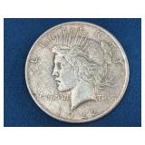 1922 Peace Silver Dollar Coin in Circulated Condit