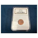 1946-S Lincoln Wheat Cent MS66 RD by NGC