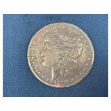 1880 Morgan Silver Dollar with Surface Marks