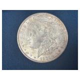 1921 Morgan Silver Dollar Coin in Circulated Condi
