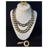 Gold-Tone and Silver-Tone Jewelry Lot Including Ne