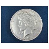 1923 Silver Peace Dollar in Circulated Condition