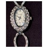 Kim Rogers Quartz Bracelet Watch with Rhinestone A