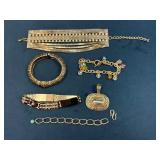 Costume and Fashion Jewelry Including Bangles, Pen