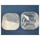 2.53 Carat Purple Stone in Clear Plastic Container