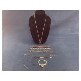 Jewelry Including Necklaces, Bracelets, and Chains