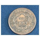 1837 United States Large Cent Coronet Head One-Cen