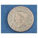 1818 Classic Head Large Cent, United States