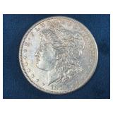 1878 Morgan Silver Dollar with 