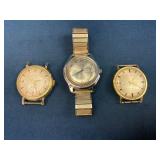 Three Timex Watches - Self-Wind, Automatic, and El