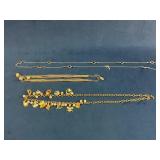 Gold-Tone Necklaces and Charms Collection