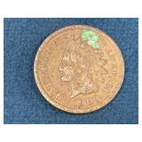 1903 United States Indian Head One Cent Coin