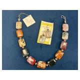 Ocean Jasper and Sterling Silver Jewelry Set