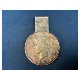 1926-1951 Silver Anniversary Pontiac Money Clip wi