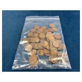 Bag of 90+ Wheat Pennies