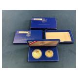 1986 United States Liberty Coins Two-Coin Set in O
