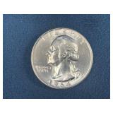 1964 Washington Silver Quarter, D Mint Mark
