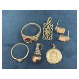 Silver Jewelry Assorted Pieces, 21.2 Grams, 13.6 D