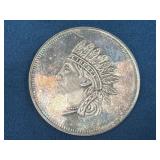 One Troy Ounce .999 Fine Silver Round Featuring Li