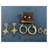 Earrings in Various Styles and Materials