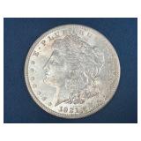 1921 Morgan Silver Dollar Coin, United States Mint
