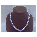 Lapis Lazuli, Turquoise, Cloisonne, and Sterling S