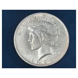 1923 Silver Peace Dollar Coin, United States Mint