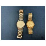 Benrus Steel Quartz Watch and Benrus Vintage Gold-