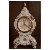 Dresden Porcelain Mantel Clock, Germany