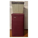 Redmon Woven Hamper With Liner & Storage Bin