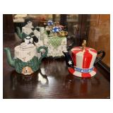 Three Novelty Ceramic Teapots
