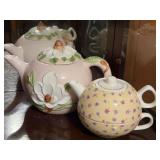 Two Decorative Ceramic Teapots