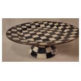 MacKenzie-Childs Courtly Check Cake Pedestal