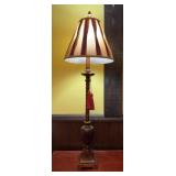 36ï¿½ Table Lamp With Twisted Wood Base