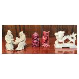 Four Small Asian-Style Figurines