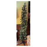 80-Inch Pre-Lit Christmas Tree with Extras