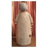 Ceramic Figurine with Stocking Decoration