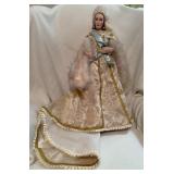 Queen Alexandra Porcelain Bride Doll, 24"