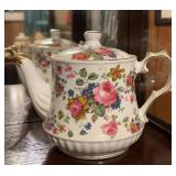 Windsor England Floral Porcelain Teapot