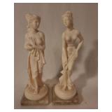 StoneLite Roman Style Lady Figures