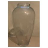 Tall Clear Glass Vase