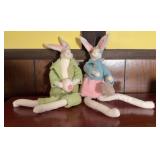 Cloth Easter Bunny Dolls