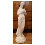 White Plaster Female Figure Statue