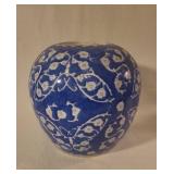Blue and White Oriental Ginger Jar