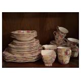 Royal Winton Welbeck Chintz Tea Set, 30 Pcs