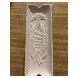 7 Rectangular Corn Motif Ceramic Diner