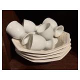 Finko American Gardens Egg Cups and Bowls