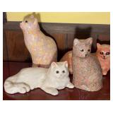 Handcrafted Cat Figurines